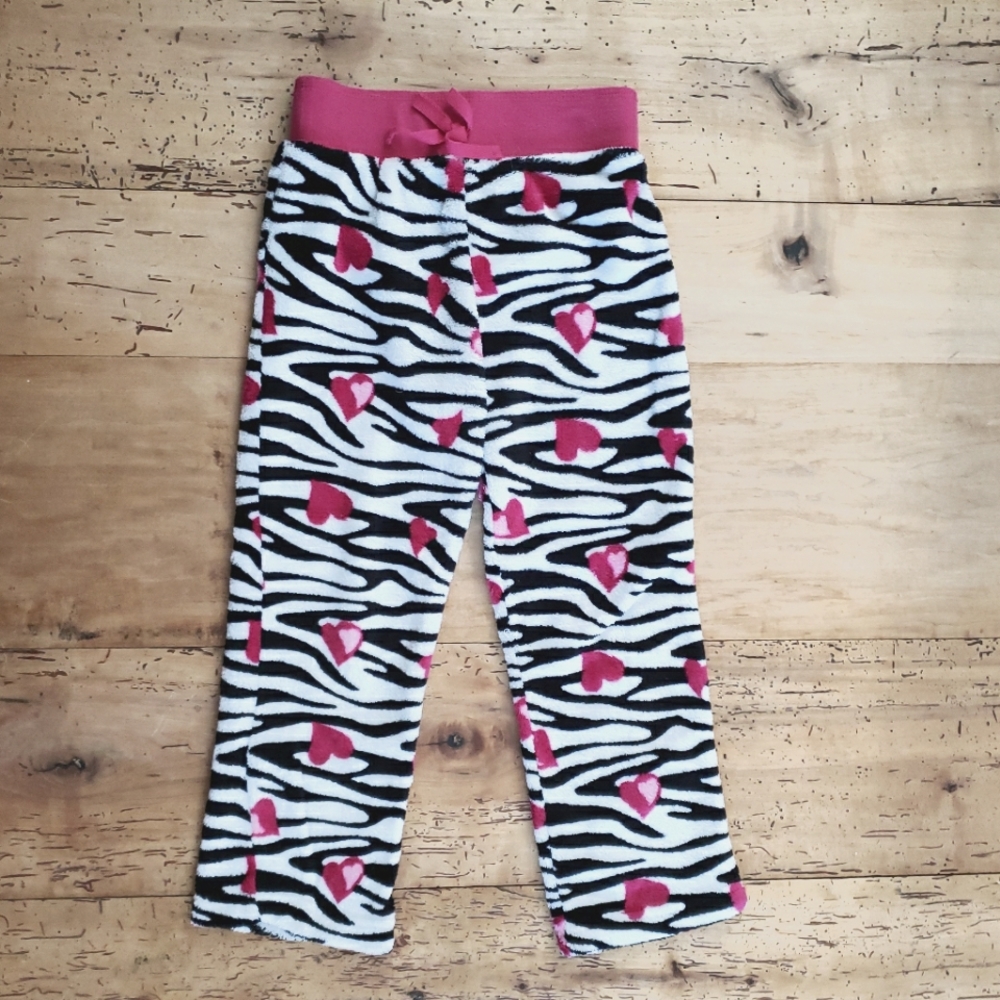 Sz 6 Soft, Fuzzy Sleep Pants